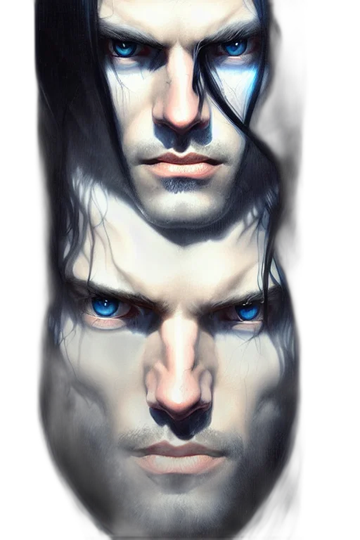 bottle, face, fantasy art, concept art, photorealistic, comic book art, portrait, man transparent PNG cut-out