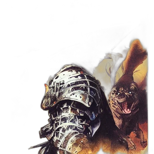 robot, mask, weapon, face transparent PNG cut-out