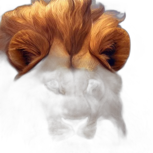 animal, face, creature, mask, photorealistic, concept art, watercolor, 3d render transparent PNG cut-out