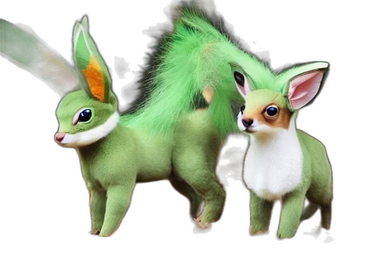 animal, creature, 3d render, concept art, fantasy art, photorealistic, green, real transparent PNG cut-out