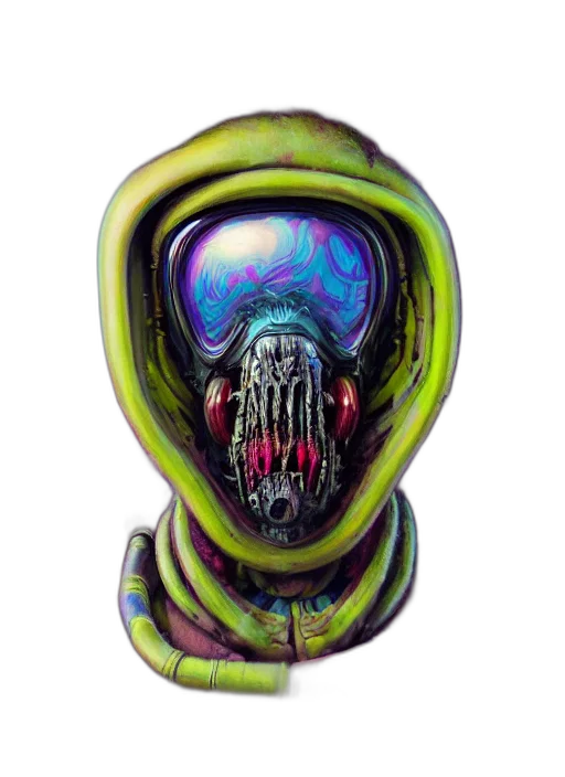 mask, face, creature, robot transparent PNG cut-out