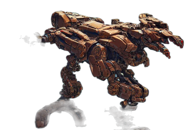 robot, weapon, dragon, creature transparent PNG cut-out