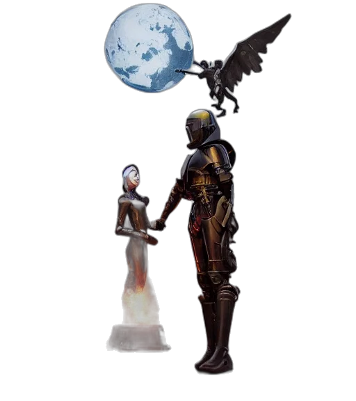 staff, robot, sword, weapon transparent PNG cut-out