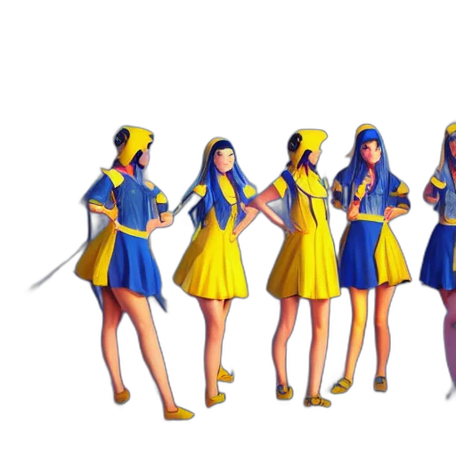 staff, dress, concept art, fantasy art, pixel art, 3d render, neon, blue transparent PNG cut-out