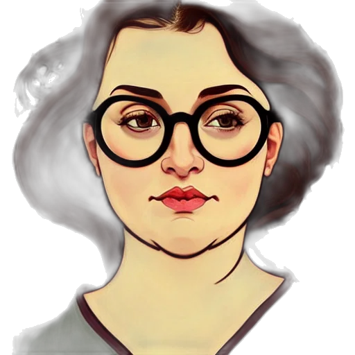 face, staff, cartoon, photorealistic transparent PNG cut-out