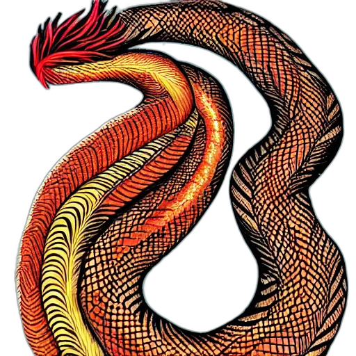 dragon, animal, creature, hair transparent PNG cut-out