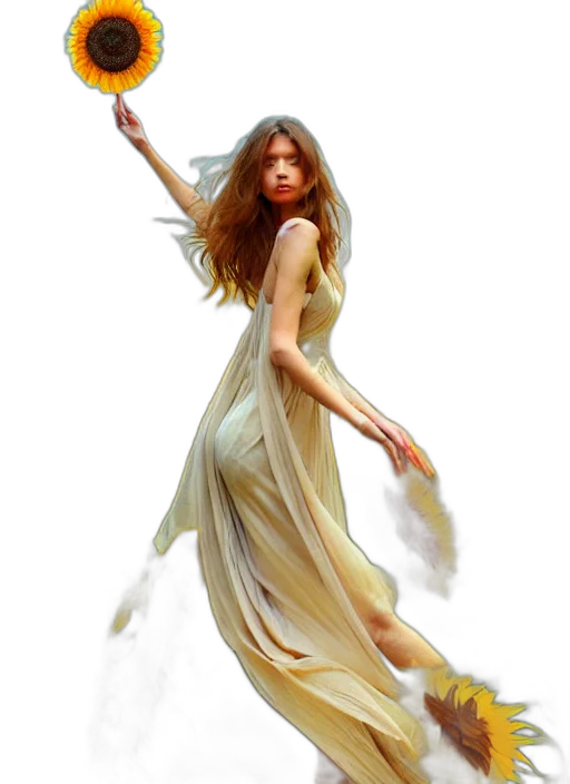 dress, fantasy art, photorealistic, concept art, oil painting, golden, earth tones, full transparent PNG cut-out