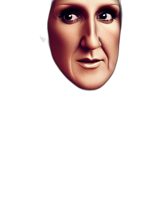 face, mask, robot, creature transparent PNG cut-out