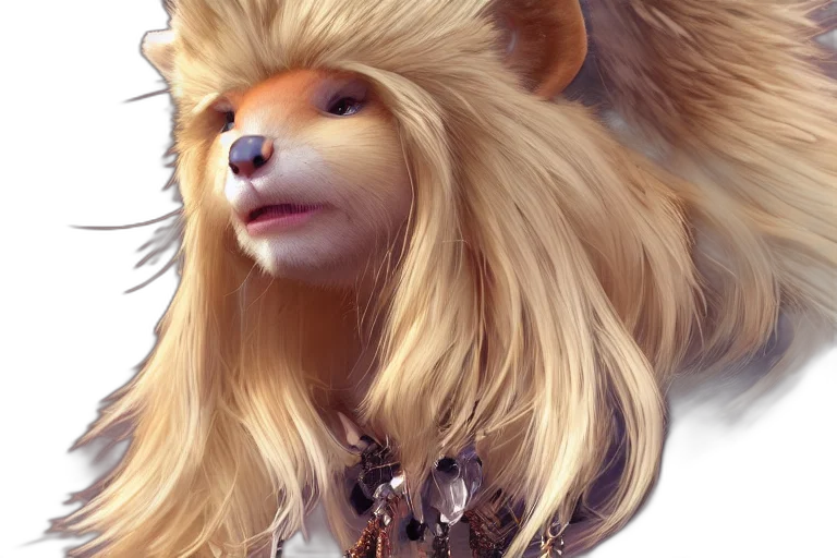 animal, hair, creature, staff transparent PNG cut-out