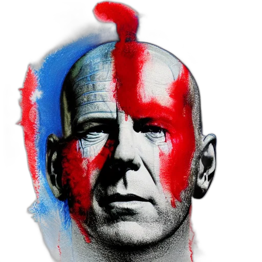 face, mask, comic book art, photorealistic transparent PNG cut-out