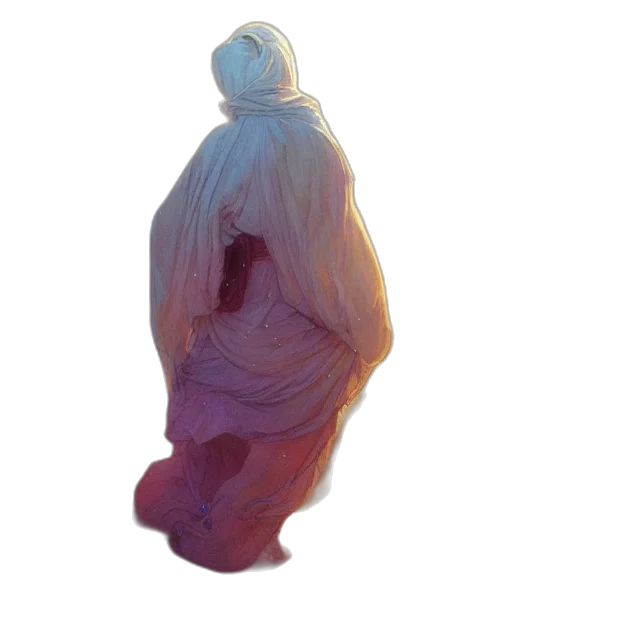 dress, mask, jacket, creature transparent PNG cut-out