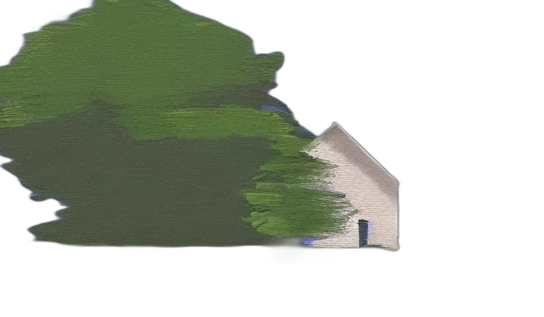 tree, hair, building, car transparent PNG cut-out