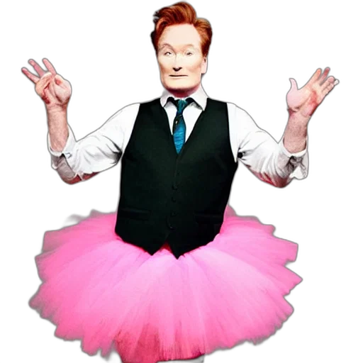 dress, conan, brien, wearing transparent PNG cut-out