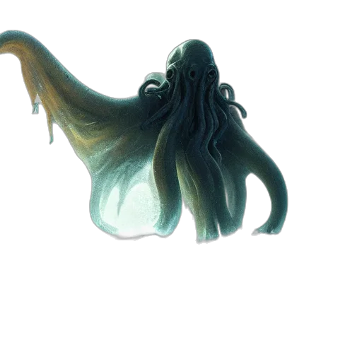 creature, hair, animal, mask, concept art, fantasy art, 3d render, watercolor transparent PNG cut-out