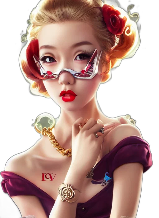 jewelry, dress, face, staff transparent PNG cut-out