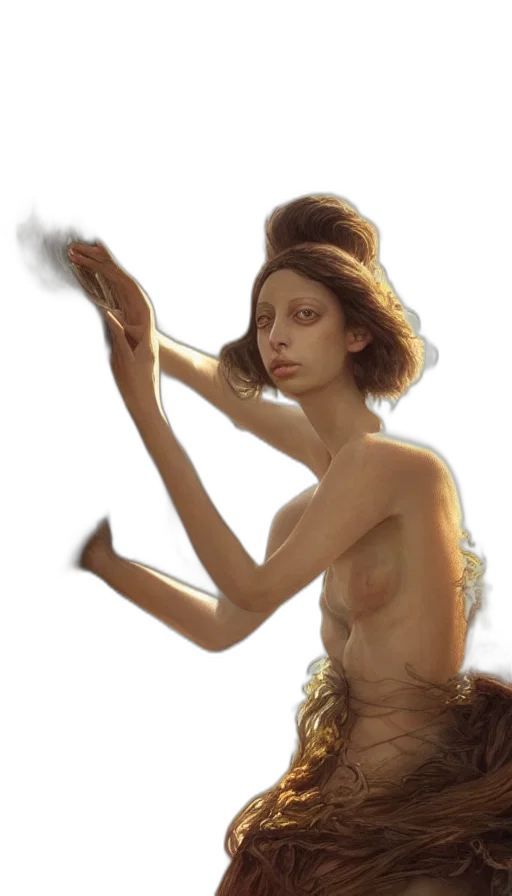 staff, creature, concept art, fantasy art transparent PNG cut-out