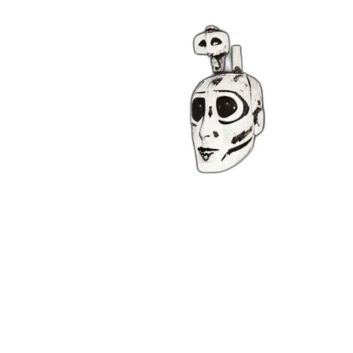 mask, robot, jewelry, face, pencil sketch, concept art, cartoon, pixel art transparent PNG cut-out