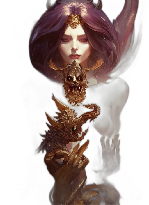 mask, creature, face, crown, fantasy art, concept art, comic book art, pixel art transparent PNG cut-out