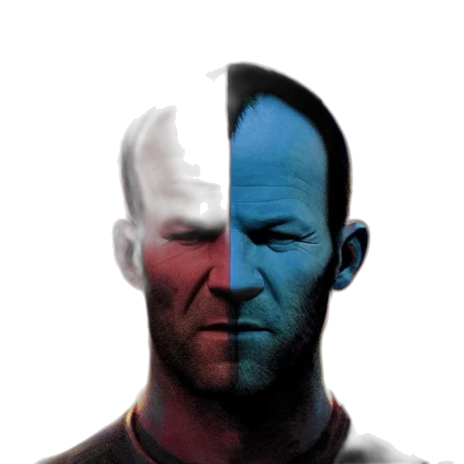 face, mask, robot, comic book art transparent PNG cut-out