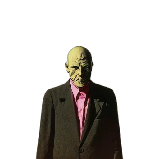mask, jacket, staff, face transparent PNG cut-out
