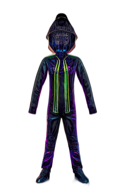 jacket, robot, cyberpunk, outer space transparent PNG cut-out