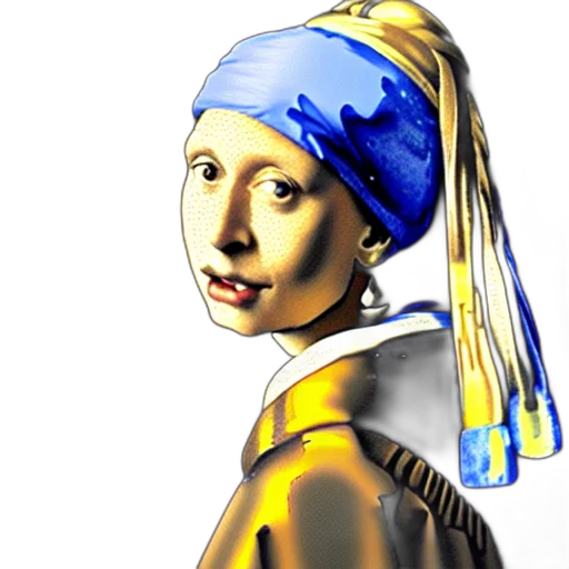 face, staff, mask, hat, photorealistic, oil painting, concept art, 3d render transparent PNG cut-out
