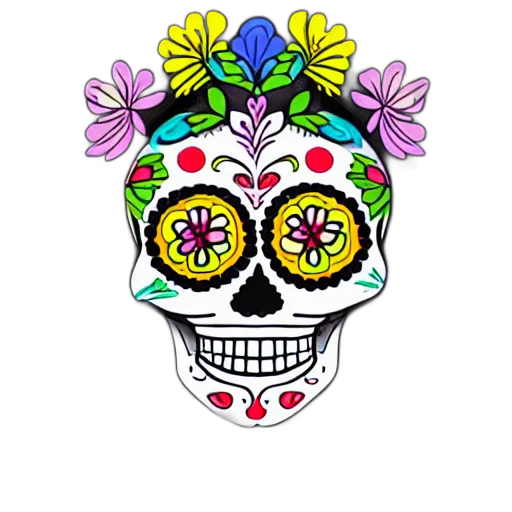 mask, face, flower, jewelry transparent PNG cut-out