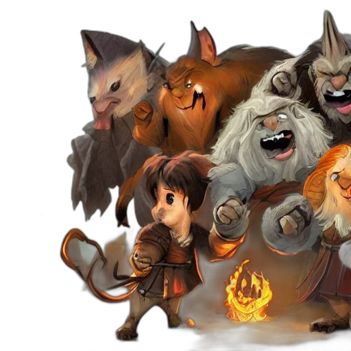 concept art, fantasy art, pixel art, comic book art transparent PNG cut-out