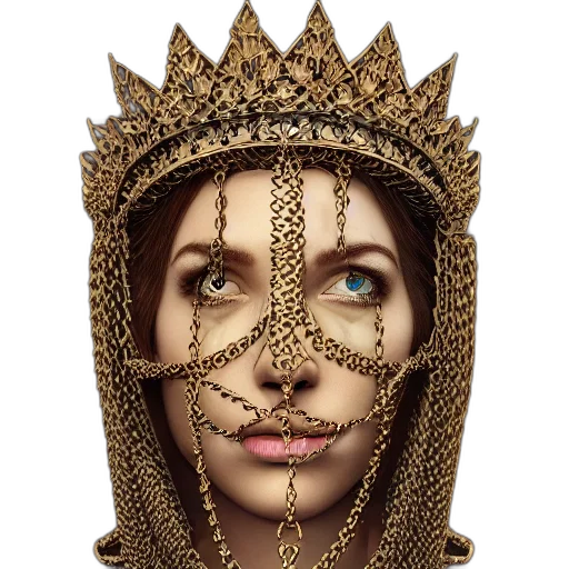 crown, mask, jewelry, face transparent PNG cut-out