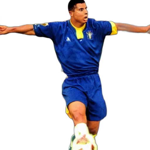 photorealistic, ronaldo, fenomeno, brazilian, luis, nazario, lima, brazil transparent PNG cut-out