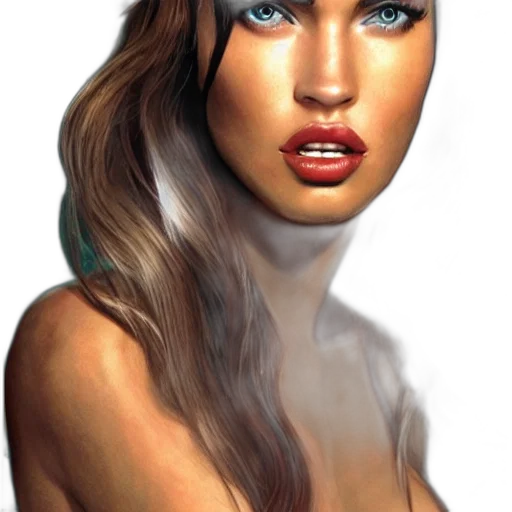 face, hair, jewelry, mask, photorealistic, fantasy art, 3d render, concept art transparent PNG cut-out