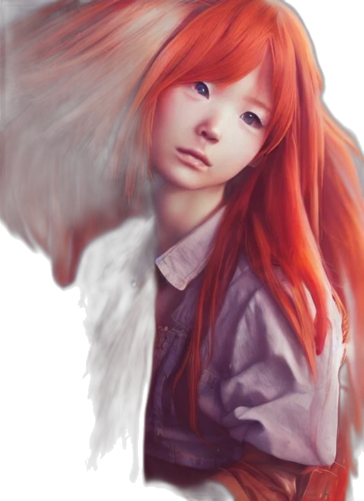 face, hair, creature, robot transparent PNG cut-out
