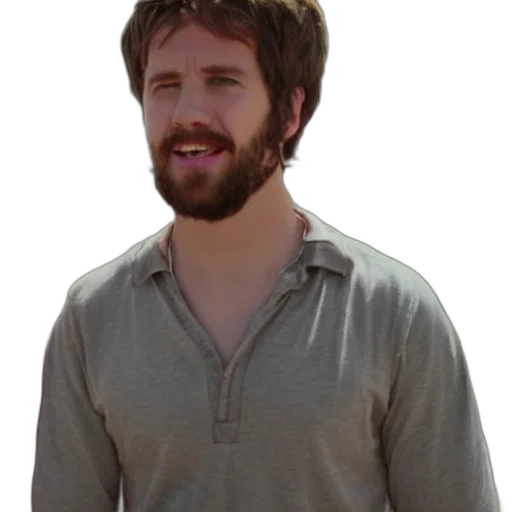 jacket, staff, hair, face transparent PNG cut-out