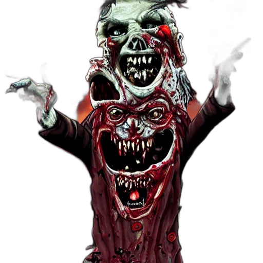 creature, mask, face, staff transparent PNG cut-out