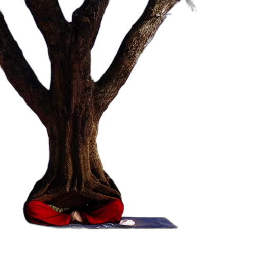 shoes, tree, crown, creature transparent PNG cut-out