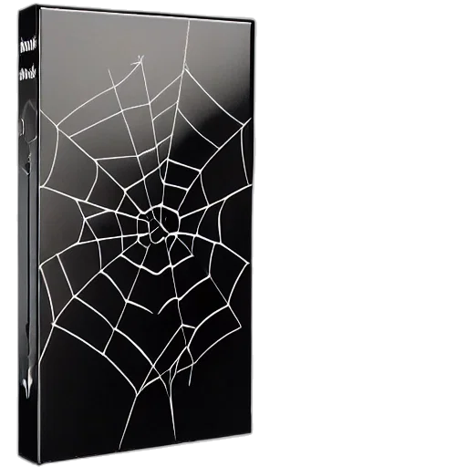 3d render, giant, blackberry, spider, shiny, ominous, boxart transparent PNG cut-out