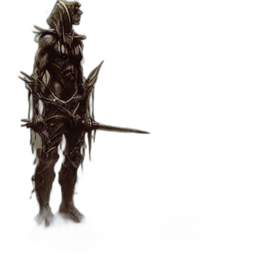 sword, staff, weapon, creature transparent PNG cut-out