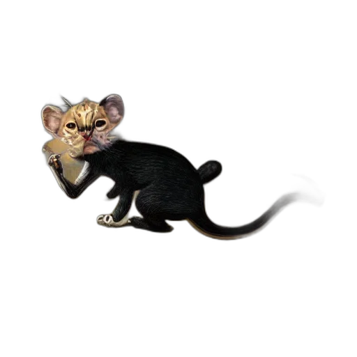 animal, creature, staff, photorealistic, 3d render, concept art, cartoon, big transparent PNG cut-out