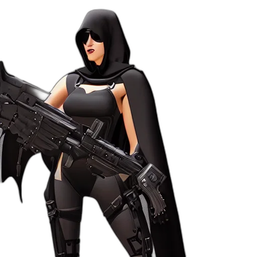 weapon, concept art, 3d render, comic book art transparent PNG cut-out