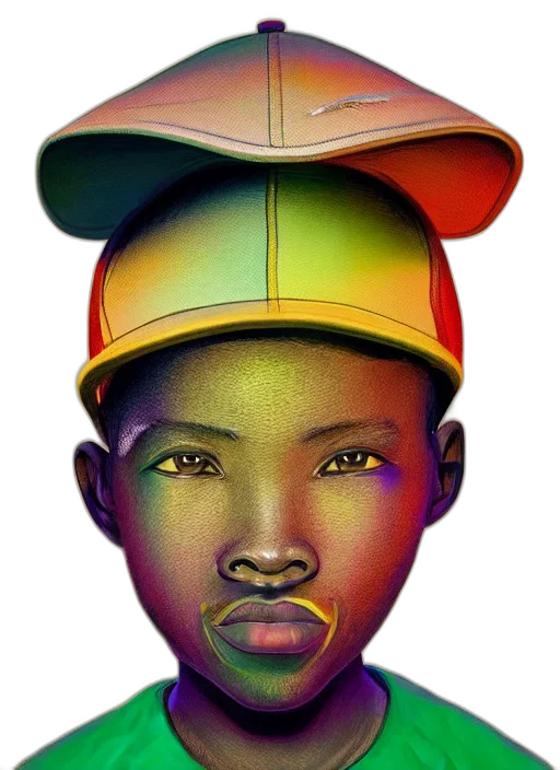 face, hat, crown, mask, photorealistic, cartoon, watercolor, concept art transparent PNG cut-out