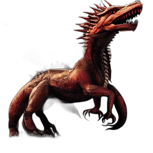 dragon, creature, animal, staff, concept art, 3d render, fantasy art, photorealistic transparent PNG cut-out