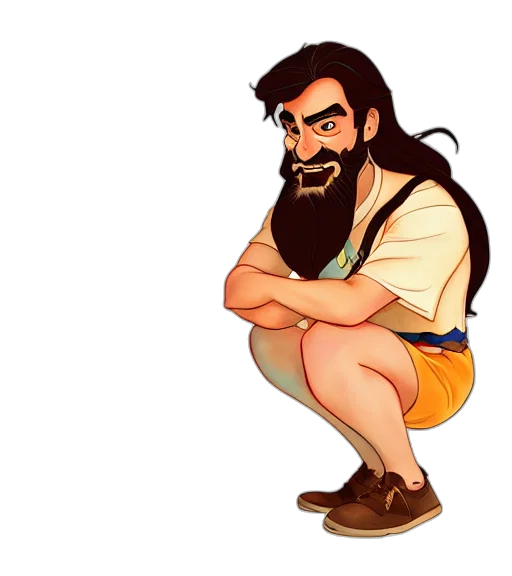 cartoon, concept art, pixel art, fantasy art transparent PNG cut-out