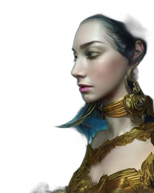 jewelry, face, crown, dragon, fantasy art, concept art, photorealistic, 3d render transparent PNG cut-out