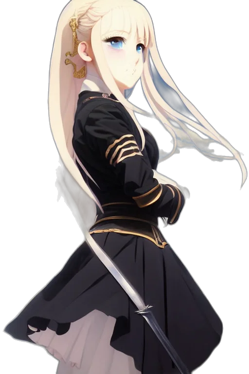 staff, dress, sword, weapon transparent PNG cut-out