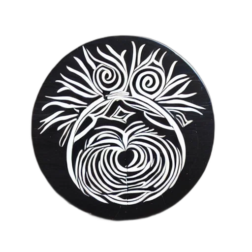 mask, face, staff, hair, fantasy art, monochrome, mbira, wooden transparent PNG cut-out