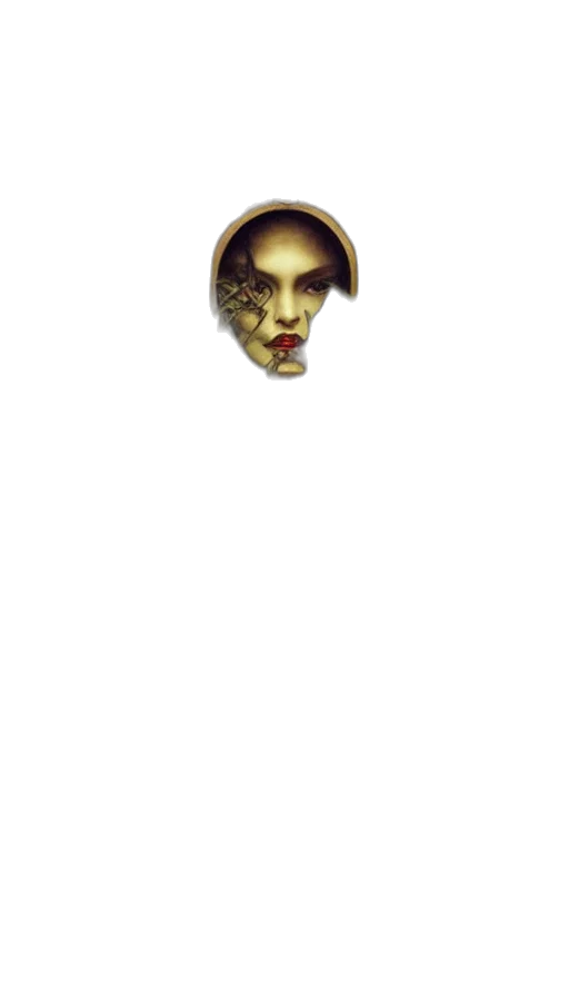 mask, face, crown, staff transparent PNG cut-out
