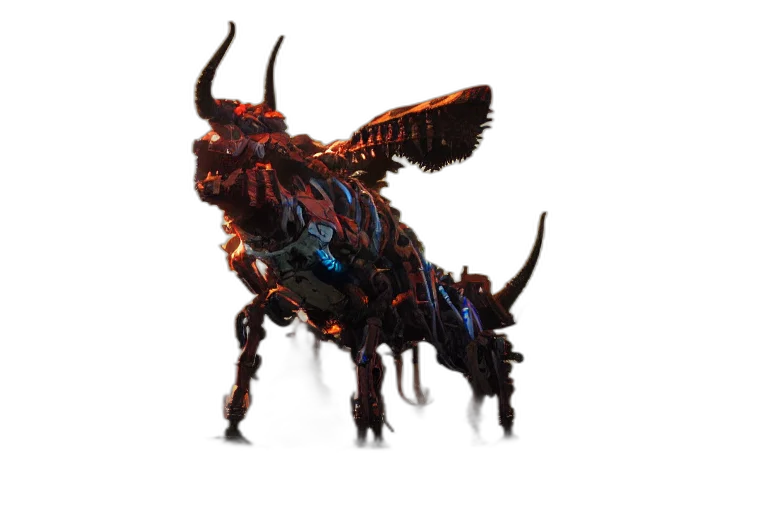 dragon, animal, creature, weapon, concept art, 3d render, fantasy art, pixel art transparent PNG cut-out