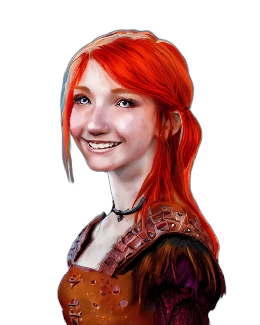 face, staff, dress, jewelry transparent PNG cut-out