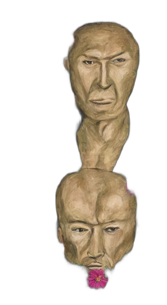 mask, face, staff, crown transparent PNG cut-out