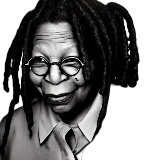 face, whoopi, goldberg, dark transparent PNG cut-out